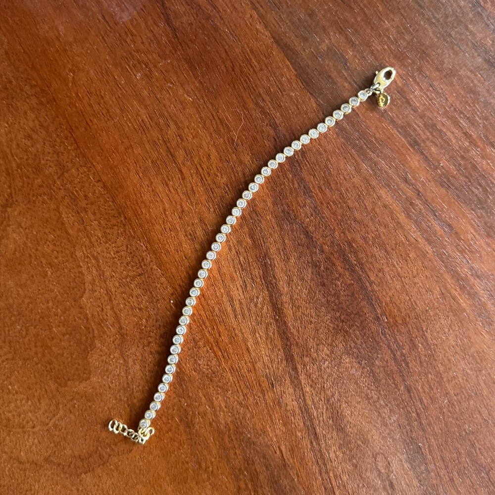 The Tennis Collection Bezel Set Crystal Bracelet - Picture 3 of 3